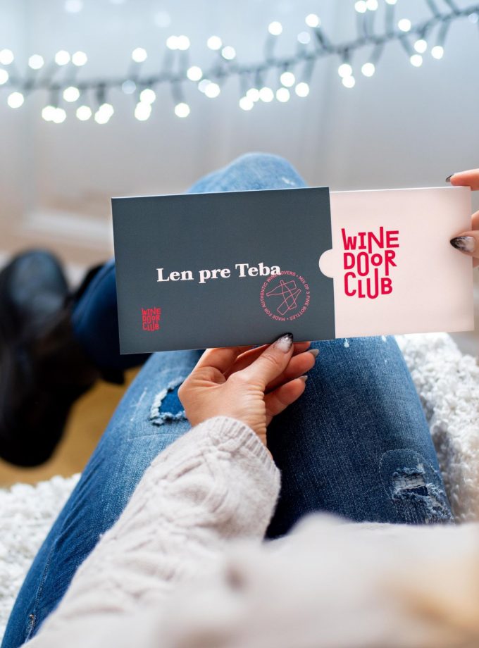 Darčeková karta s predplatným vína